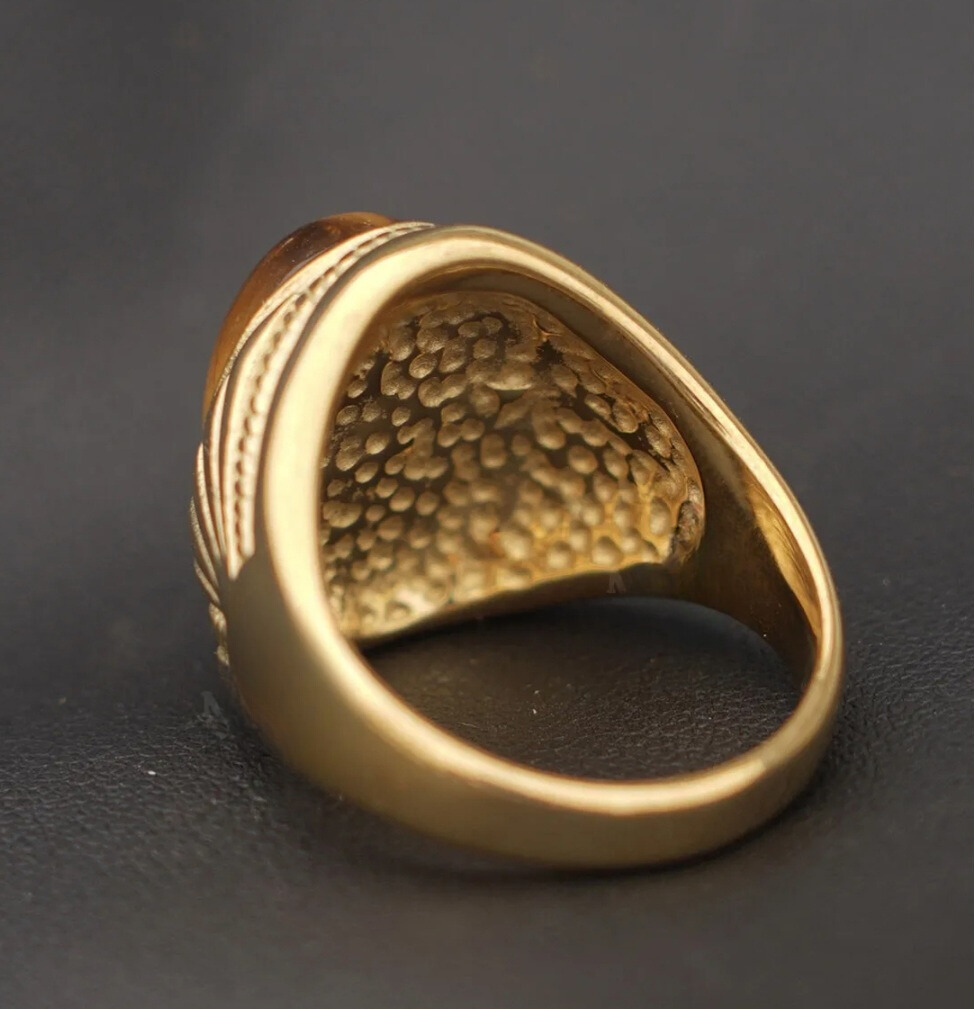 Tiger Eye Stone Ring